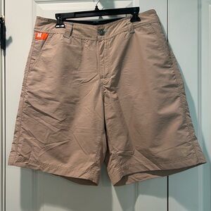 Howler Brothers Tan Flat Front Shorts